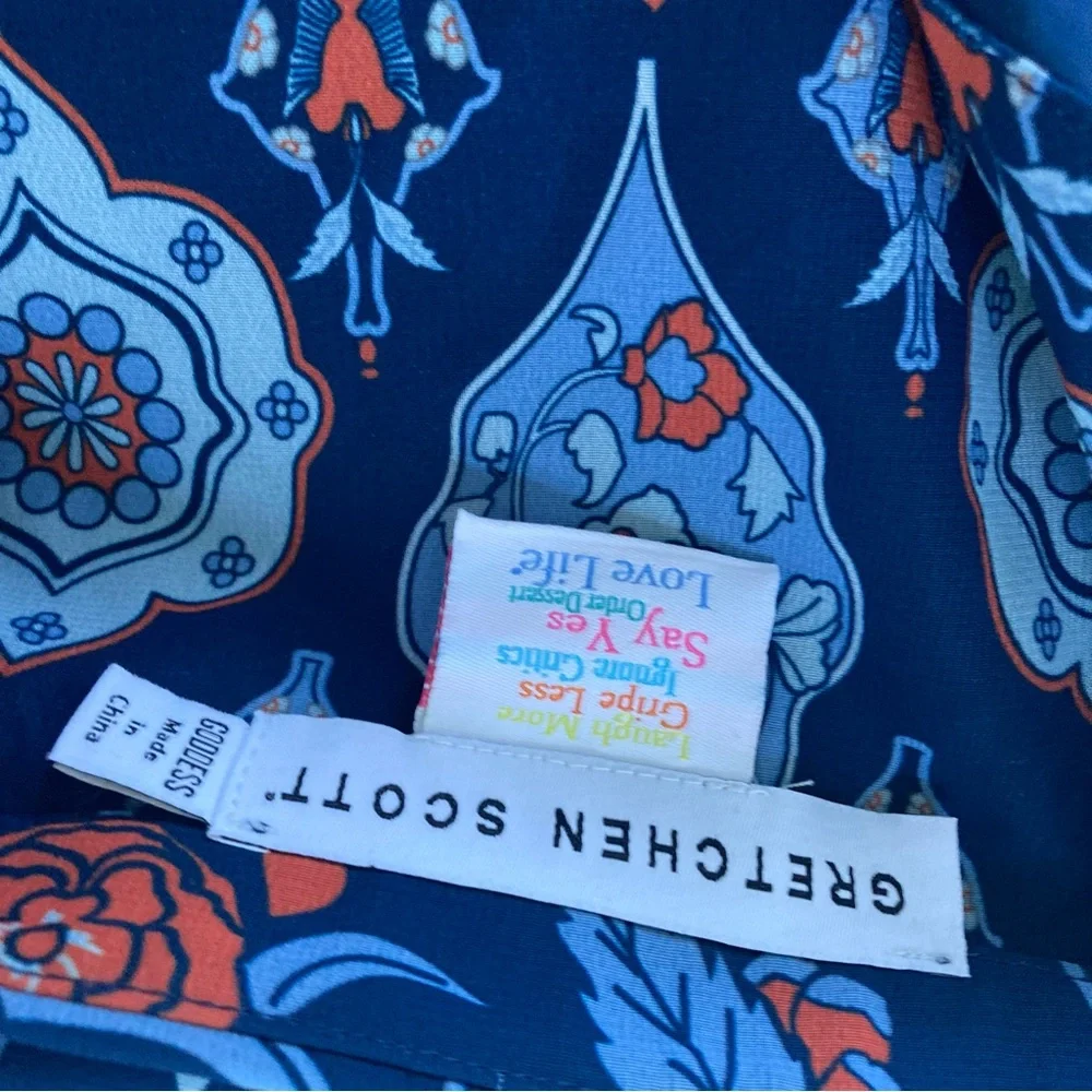 Gretchen Scott Panache Maxi Dress - Topkapi Navy $219 XXL Goddess - Picture 11 of 12